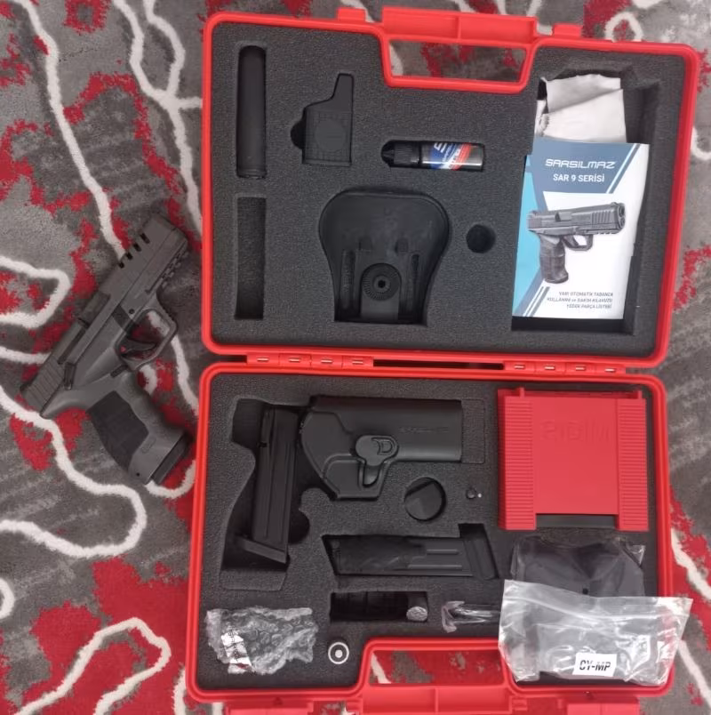 Sarsılmaz Sar 9X, Temiz, Neredeyse Hiç Kullanılmamış