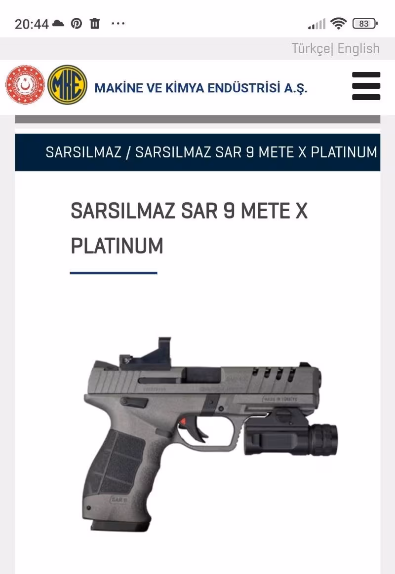 Ronge flis Belçika 7.65 1900 model