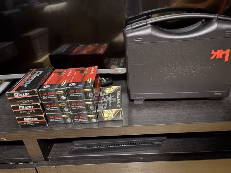 İthal fişek ve H&K Usp 45 Custom Sport