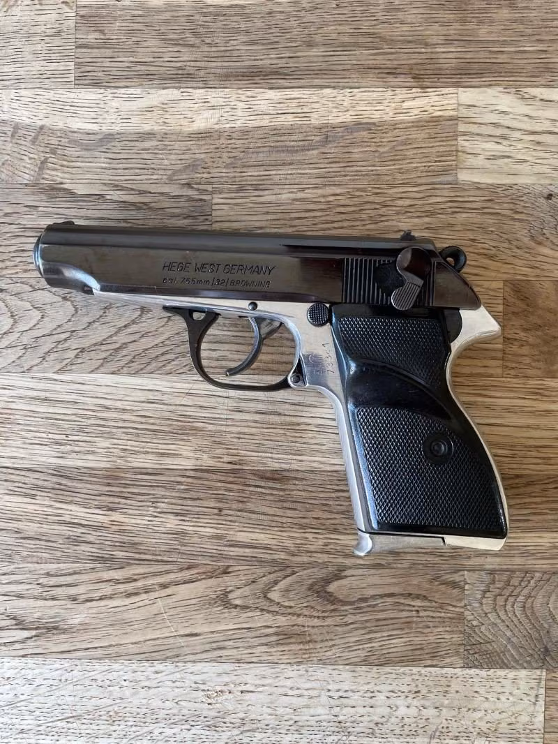 Hege West Germany 7.65 Browning ve Yedek Şarjörü