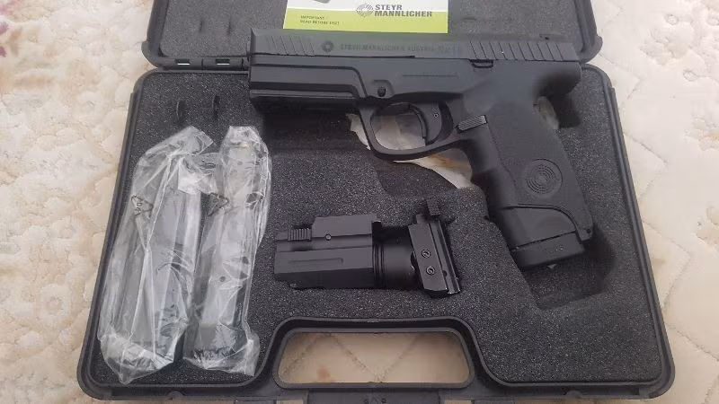 BİR ŞARJÖR DENEME ATIŞI YAPILMIŞ SIFIR STEYR L9 A1 SİLAH