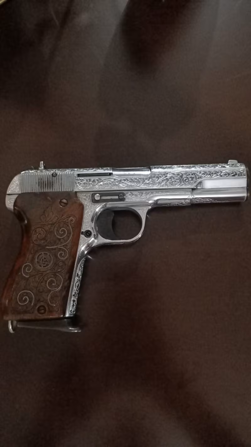 Tokarev 9 mm gümüş kaplama