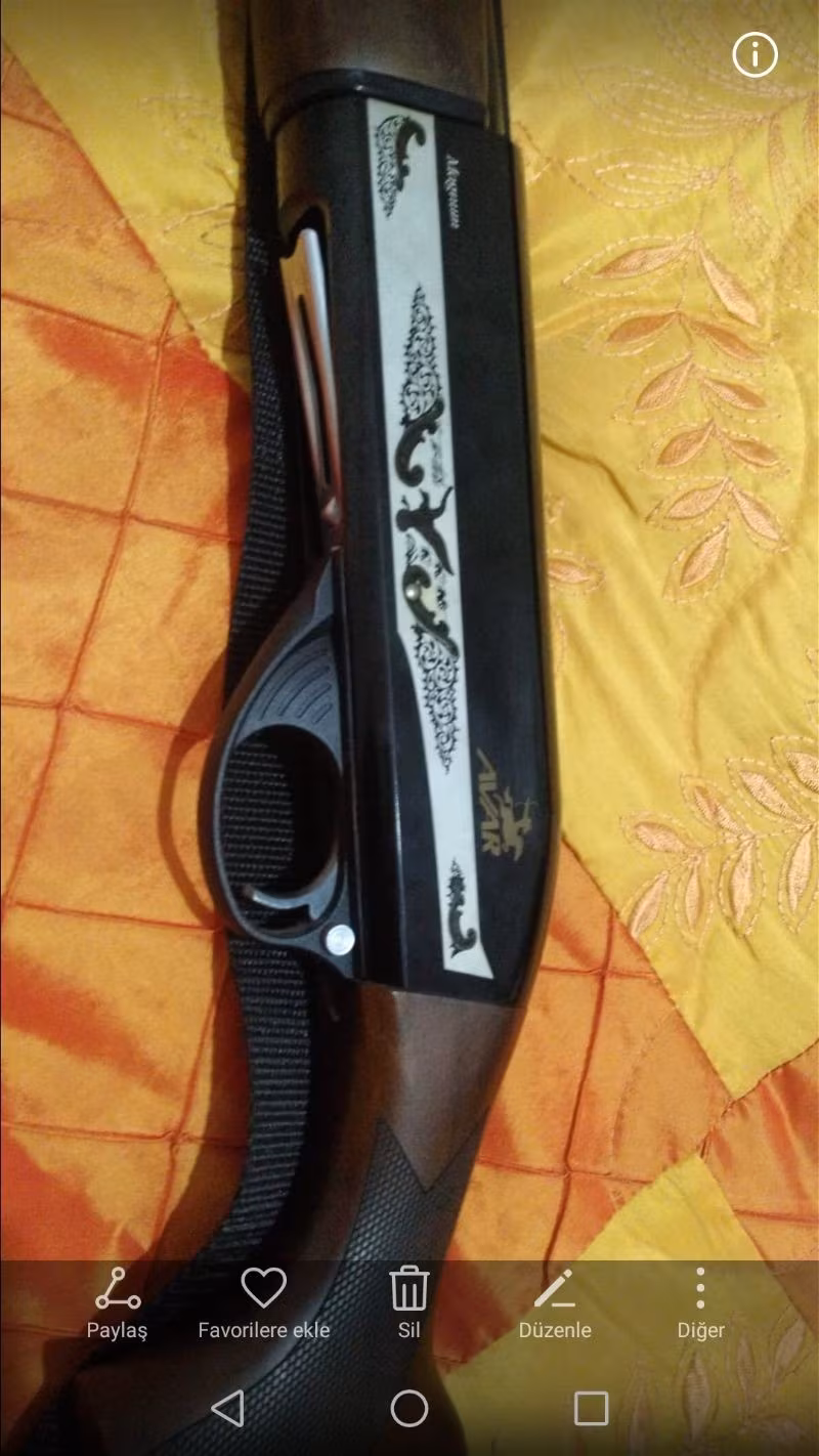 Sıfır tüfek hiç fişek atılmadı