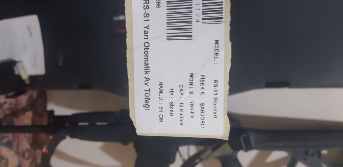 Rss1 12 cal yivsiz av tüfeği
