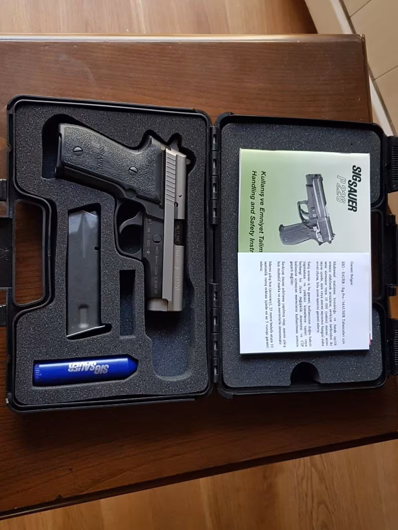 3.500 $ P229 SIG SAUER GARANTI BELGELI MEMURDAN DEVIR