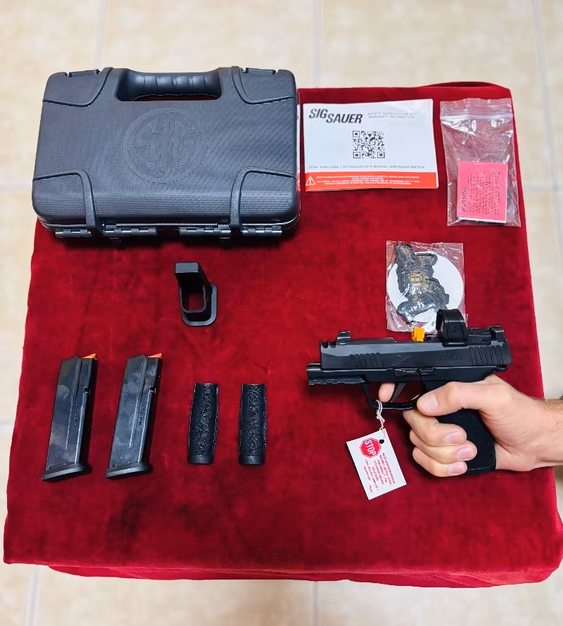 TÜRKİYE DE TEK SIFIR KULLANILMAMIŞ SİG SAUER P365X ELİTE ROMEO