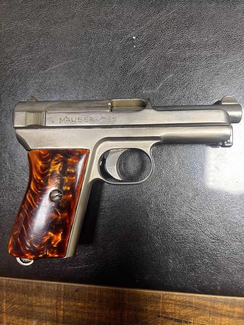 mauser 7,65 alman silahı tertemiz dede yadigarı