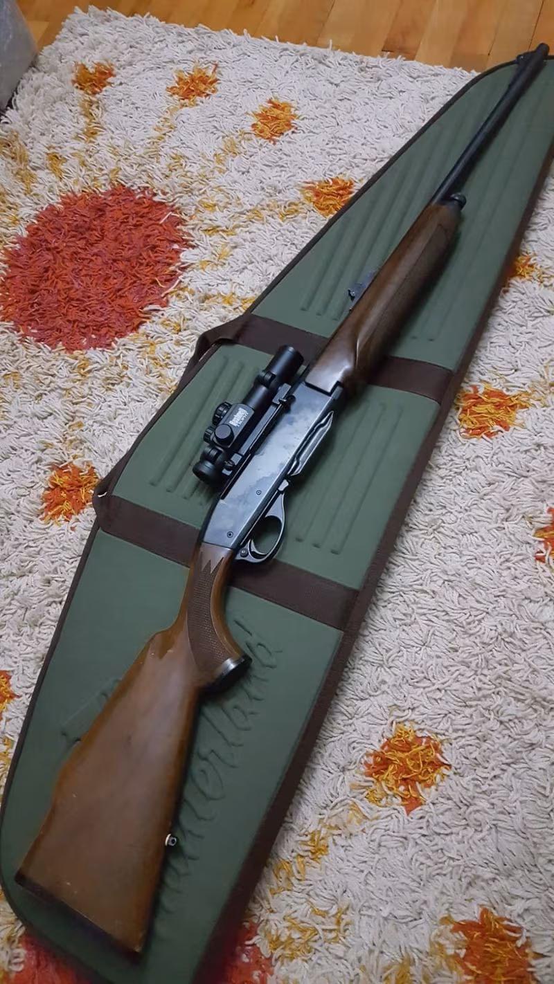Temiz remington 7400 yarı otamatik yivli