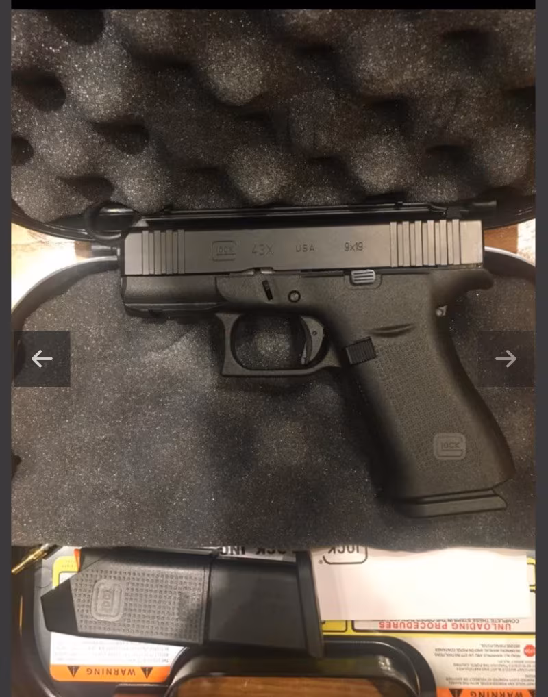 Polisden acil satlık Glock 43 X