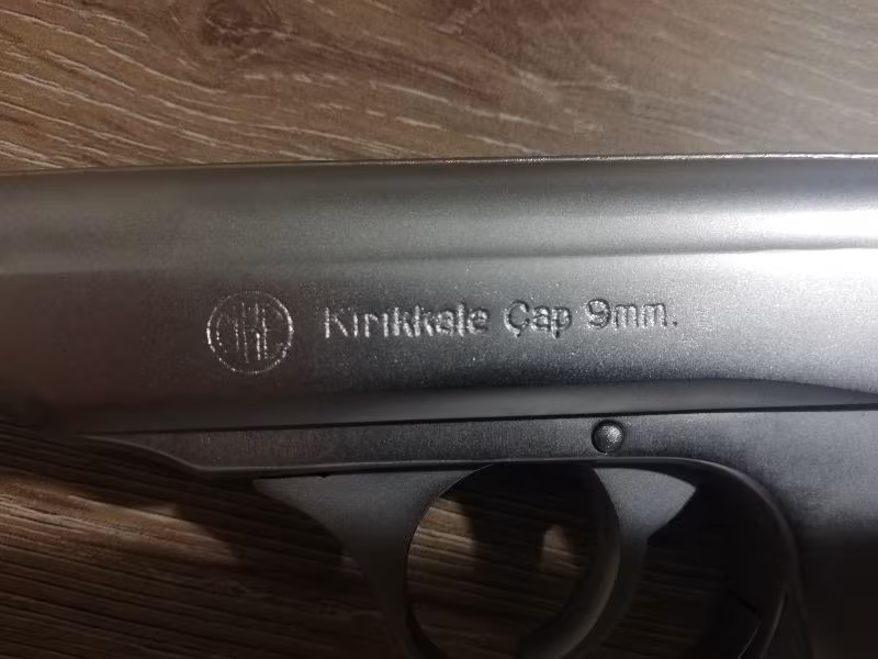 Polisten Krom Sedef Kaplamalı Kehribar Kabzeli Az Kullanılmış Kısa 9 KIRIKKALE