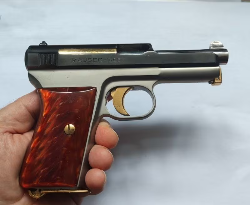 MAUSER 7,65 KROM VE ALTIN RENGİ KAPLAMA