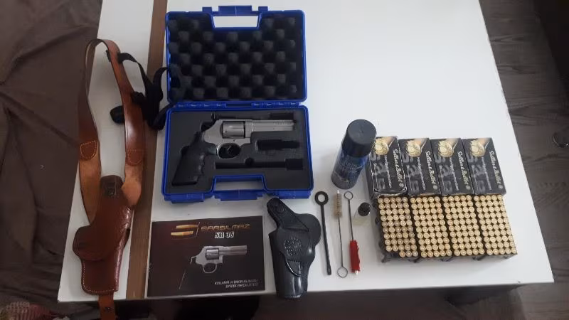 Yerli Revolver SR 38 4 inç Paslanmaz Mat