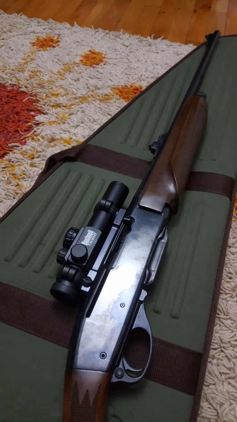 Temiz remington 7400 yarı otamatik yivli