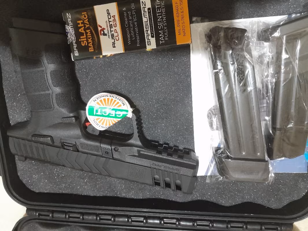 Sarsılmaz  gen 3 tabanca  sıfır kutusunda