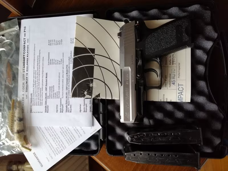 HK STAİNLESS USP COMPACT 45 CAL