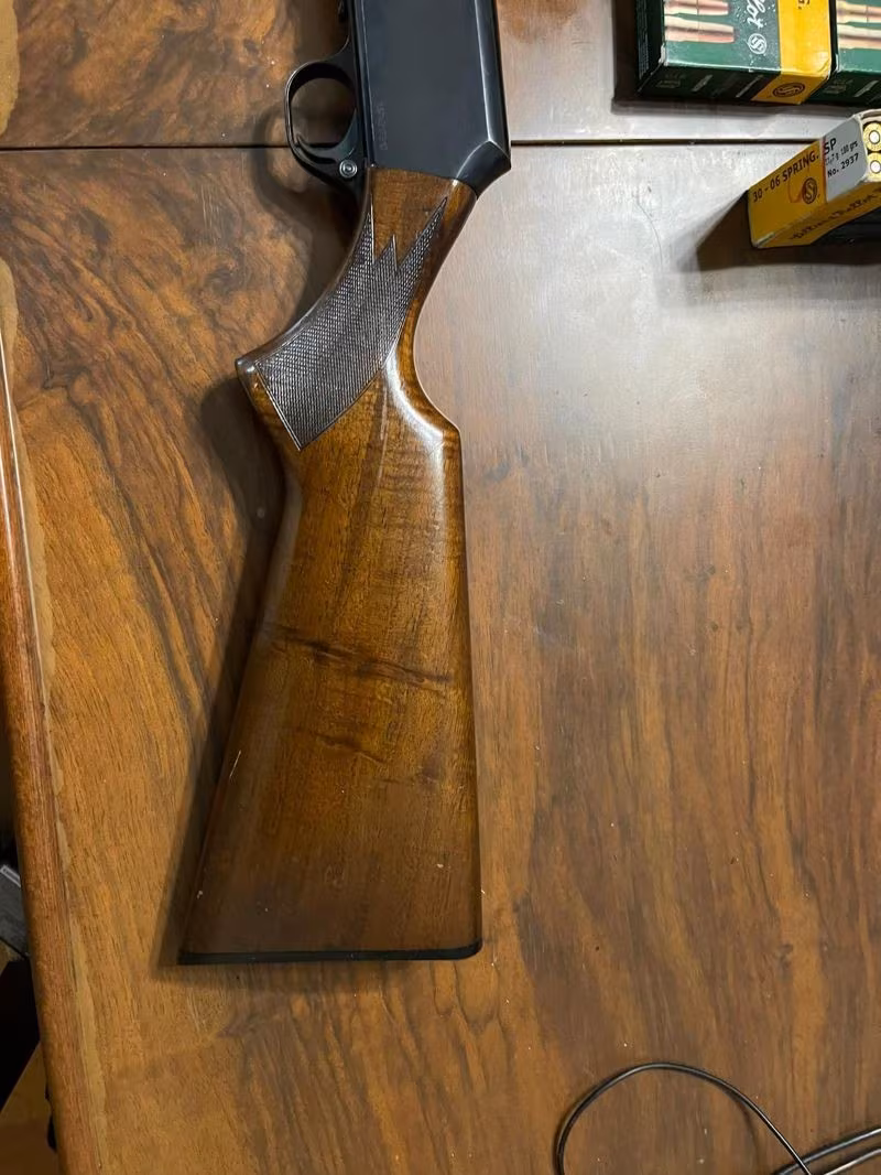 Çok temiz 30.06 Browning yivli tüfek