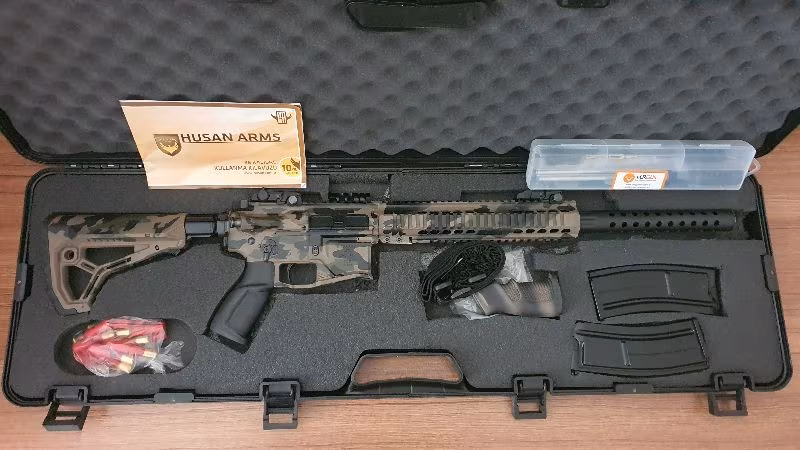 Husan M71 marka 36 cal. yivsiz tüfek