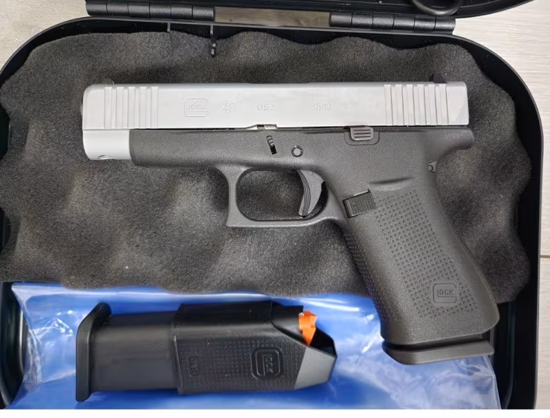 SIFIR GLOCK 48 SİLVIR GEN 5 DENEME ATIŞI DAHİ YAPILMADI, RESİM ÇEKMEK İÇİN ÇIKARILDI