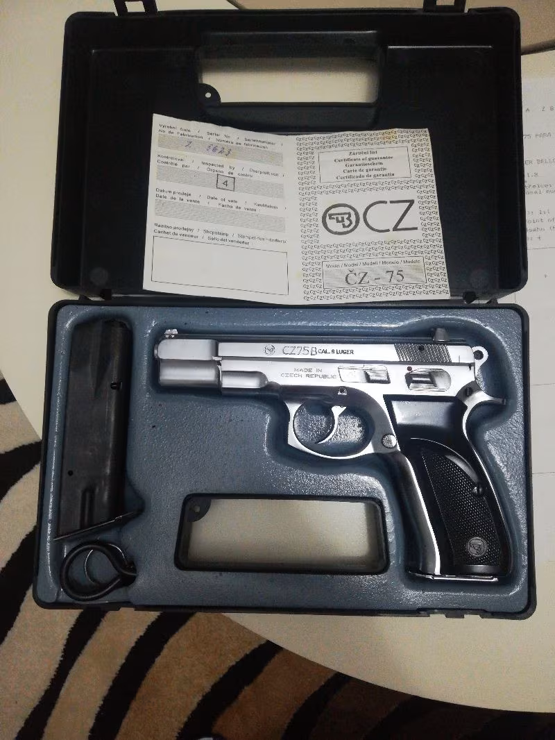 Emekli polisten CZ75-B KROM KAPLAMA TEMİZ