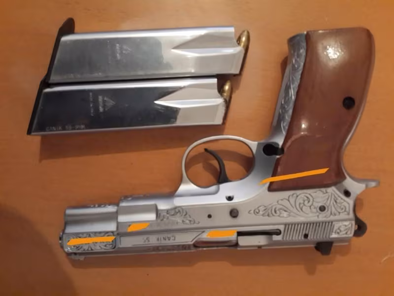 Yüzey İşlemeliCanik 55 .