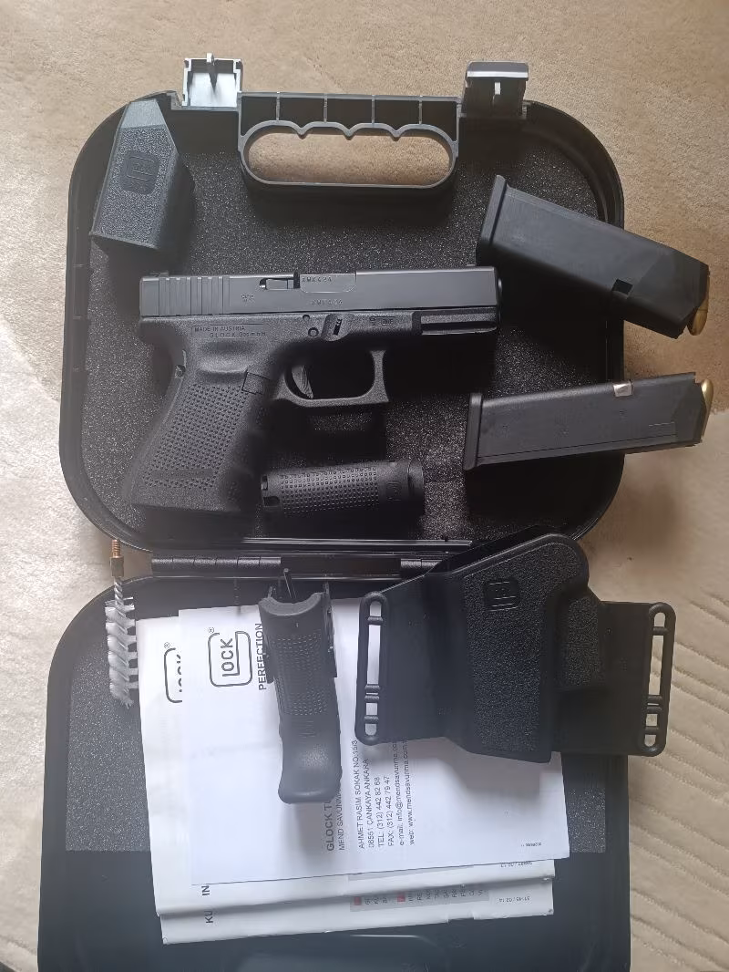 Glock 19 C Gen 4 sıfır hiç kullanılmamış