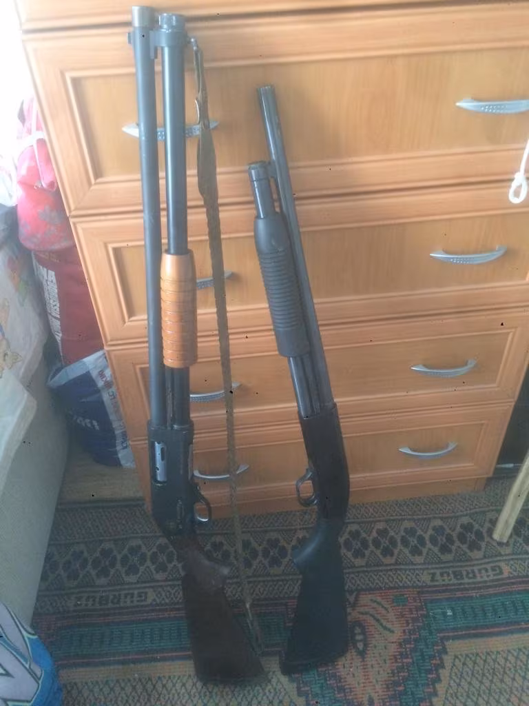 browning+2adet pompalı tüfek