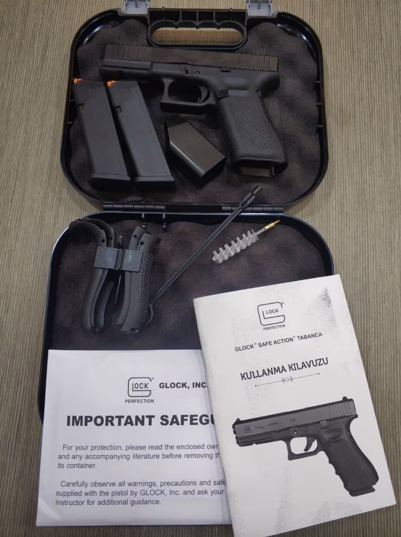SIFIR GLOCK 17 GEN 5 ( PROFESYONELLERİN SİLAHI)