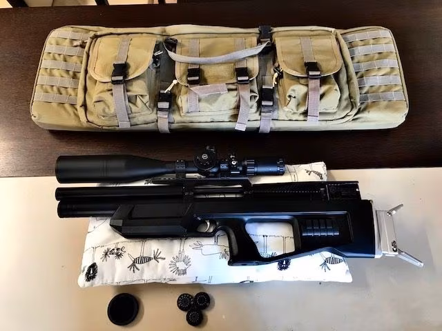 Kalibrgun Cricket 5.5 mm, Ayarlı Dipçik Pedli, Taşıma Çantalı ve 3 Adet Şarjörlü