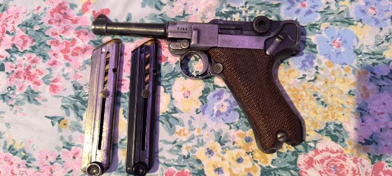 Orginal Makaralı Barabelli Luger P08