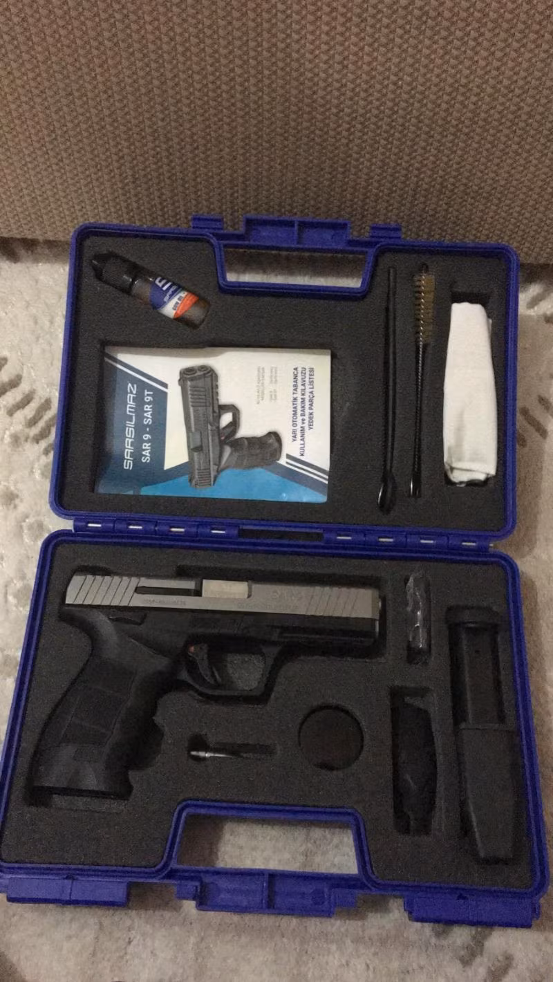 Askeri Personelden Temiz - Sorunsuz Sarsılmaz Sar 9 Parlak Çelik Model