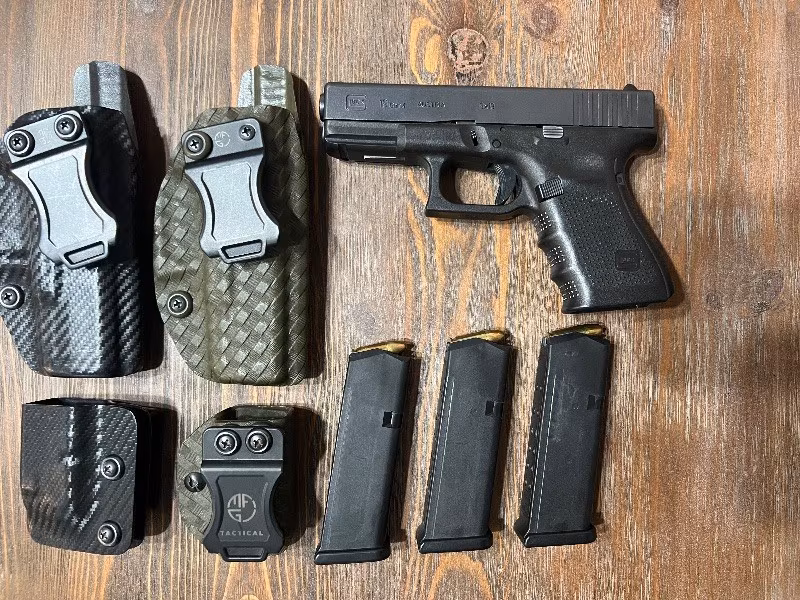 GLOCK 19 GEN 4 AUSTRIA MFG TACTICAL KILIFLARI İLE