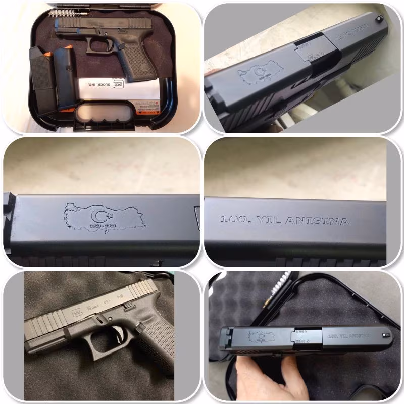 TÜRK Serisi 100. Yıl Anısına Glock 19 Gen 5 Hibe (ÖZEL BİR SİLAH)