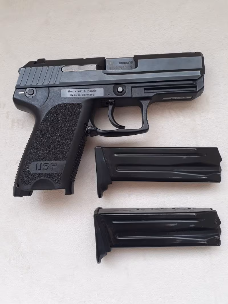 EMEKLİ EMNİYET GÖREVLİSİNDEN KUTUSUNDA RUHSATLI SIFIR AYARINDA İLK ELDEN ÇOK AZ KULLANILAN HECKLER KOCH KOMPAK - 120.000 TL.