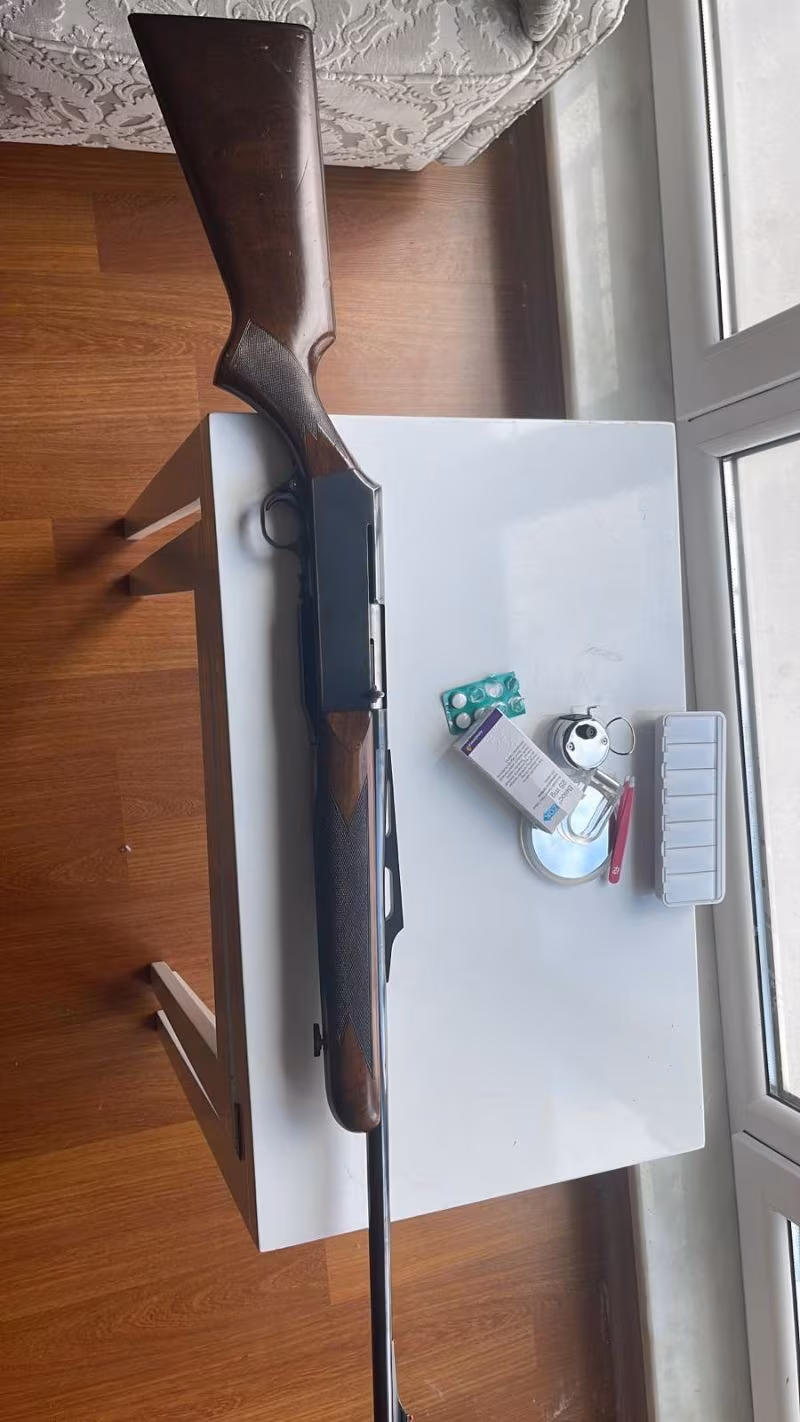 Çok temiz 30.06 Browning yivli tüfek