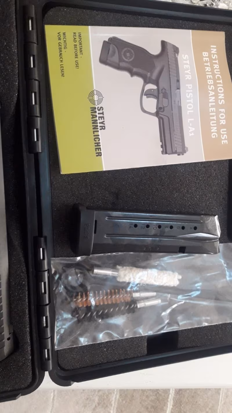 HENÜZ BİR MERMİ DAHİ SIKILMAMIŞ, SIFIR STEYR L9-A1(17+1)