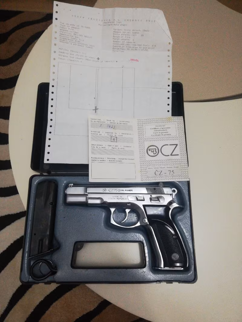 Emekli polisten CZ75-B KROM KAPLAMA TEMİZ