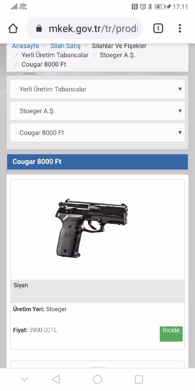 Sahibinden ruhsatlı alıcılara stooger