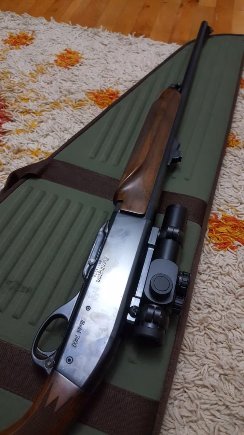 Temiz remington 7400 yarı otamatik yivli