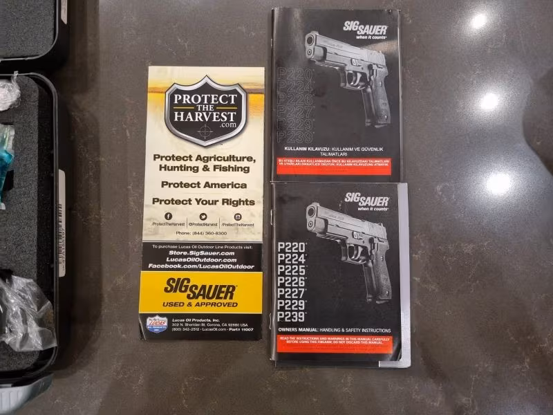 P226 Elite Sıfır Kutusunda Mermi Atılmamış