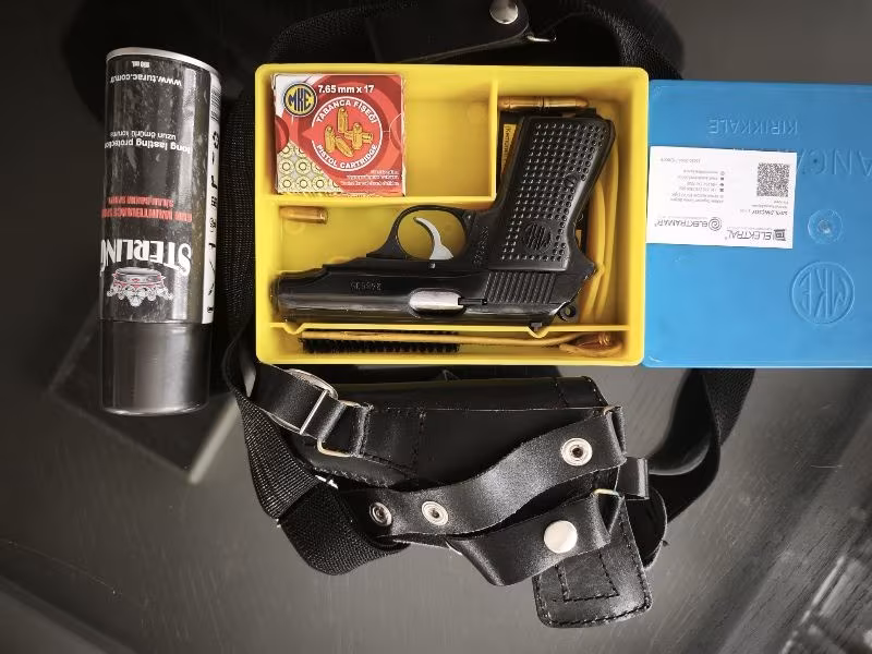 MKE Kırıkkale 7.65 Silah, mermi ve kılıf