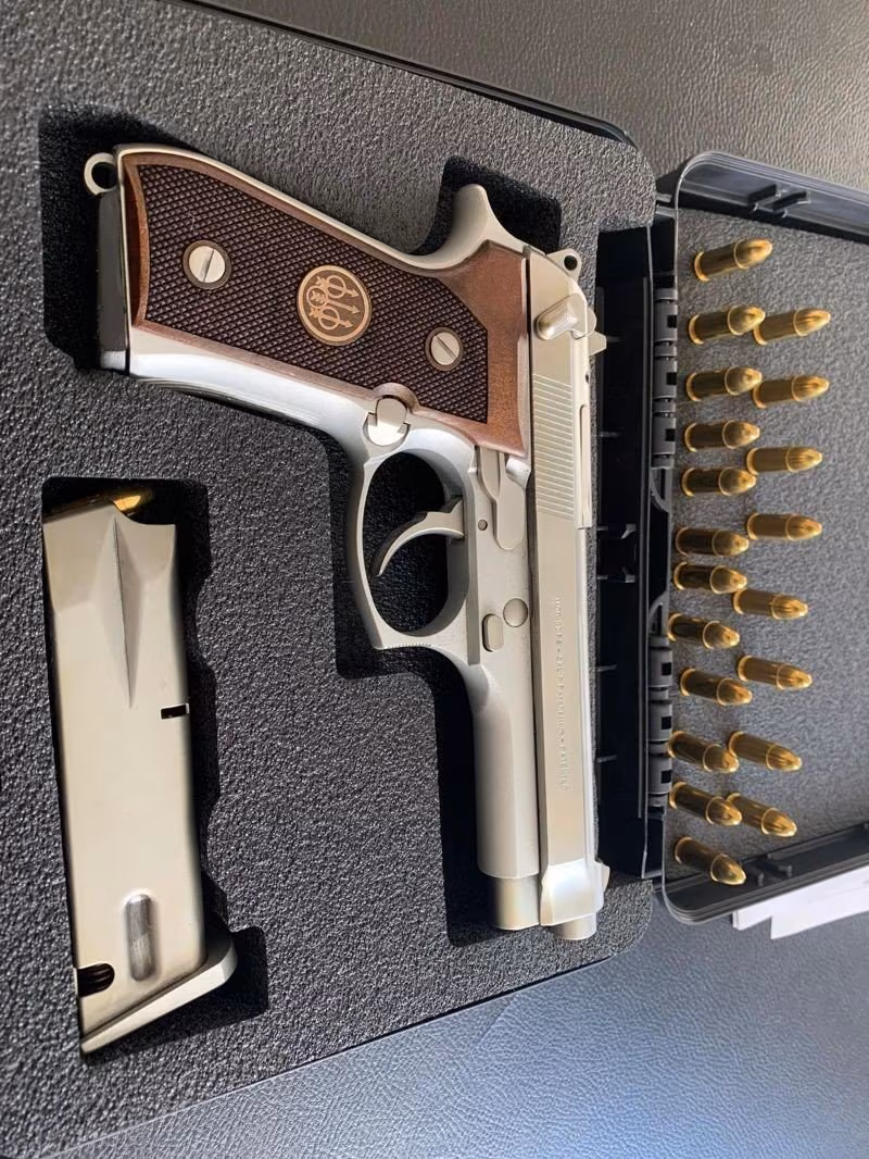 9mm baretta sıfır ayarında 1 yıllık silah