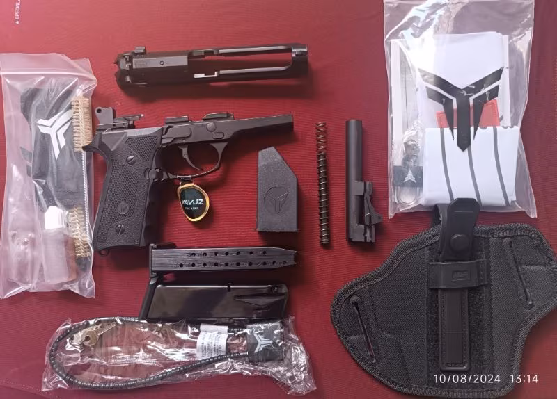 EMEKLİ EMNİYET GÖREVLİSİNDEN RUHSATLI SIFIR KUTUSUNDA HİÇ ATIŞ YAPILMAYAN BERETTA 92 FS KLONU GİRSAN(YAVUZ)16 COMPACT. - 20.000 TL.