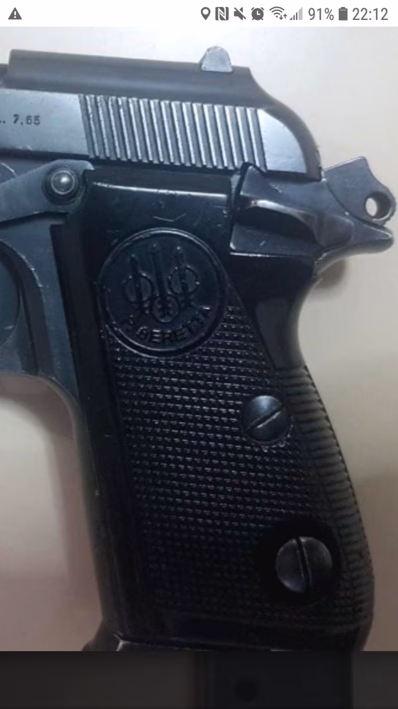 İTALYAN DÜĞMELİ BARETTA 7,65