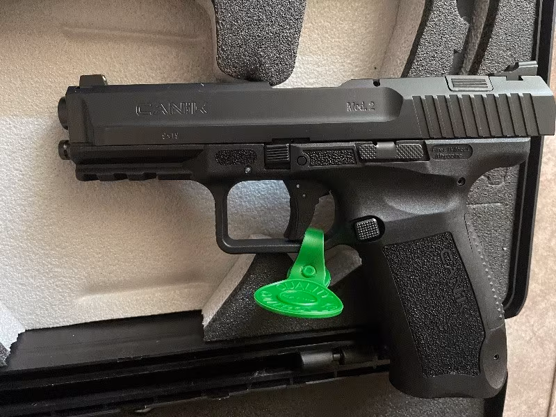 Polisten Ruhsatlı Kullanılmamış Siyah CANİK TP9 SA MOD 2