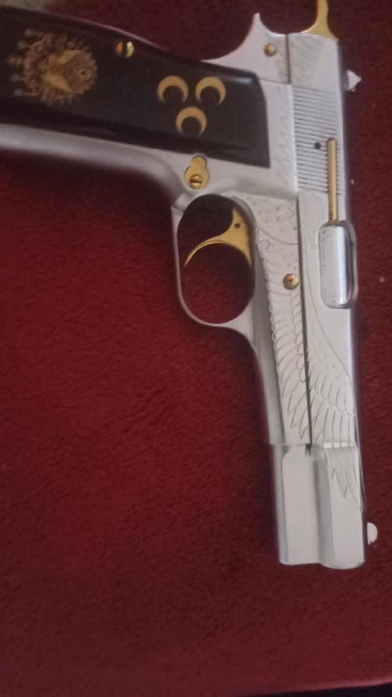 SIFIR AYARINDA TİTANYUM KAPLAMA KARTALLI BROWNİNG 215RN