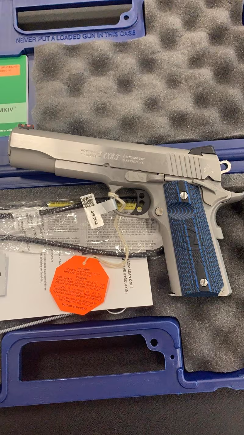COLT 1911 GOVERNMENT COMPETİTİON STAINLESS STEEL