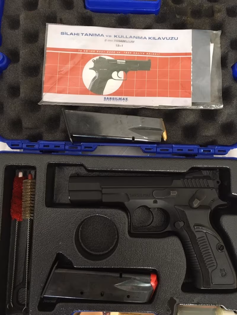 İlk sahibinden bulundurma ruhsatlı SARSILMAZ MEGA 2000