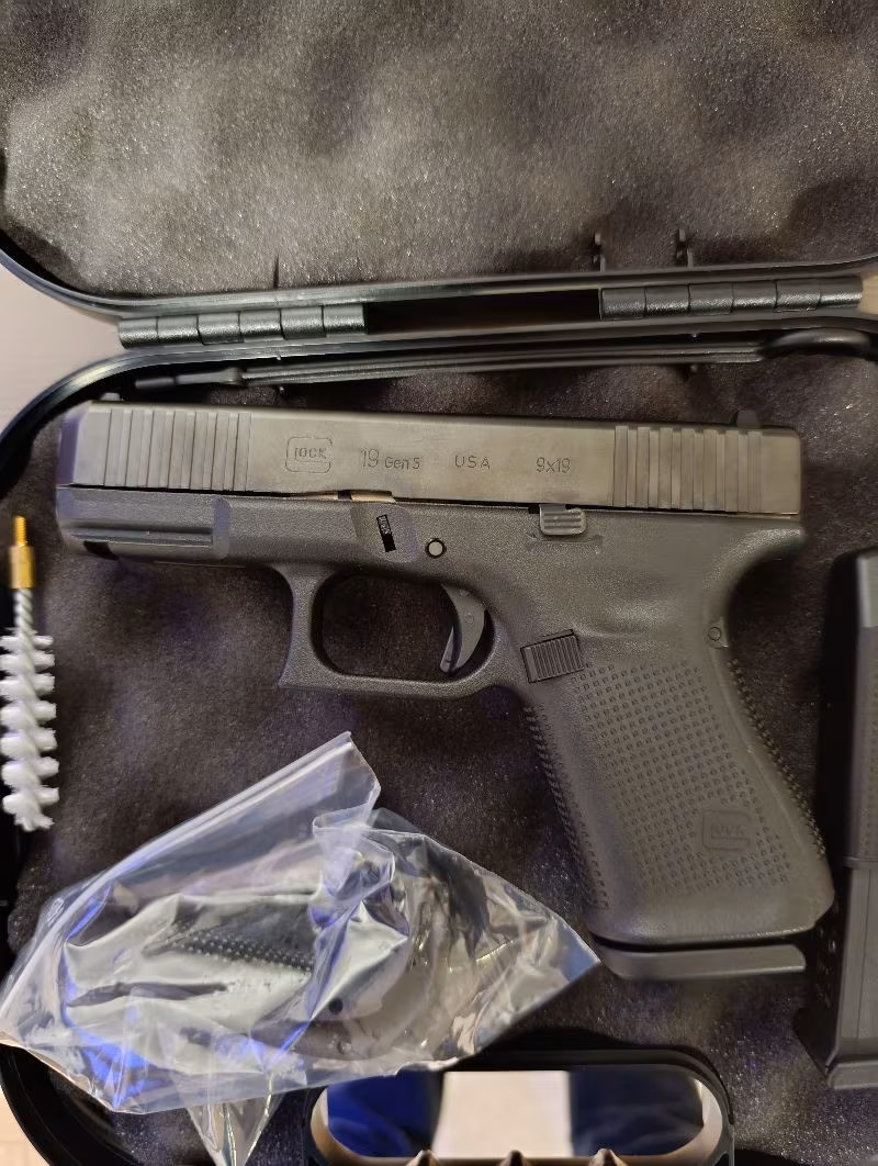 Sıfır kutusunda GlockG19 Gen5