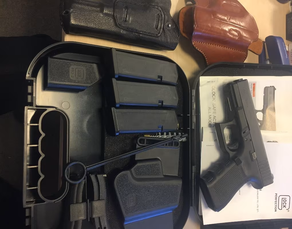 Glock 19 Gen 4 Sıfır ayarında, kasa silahı