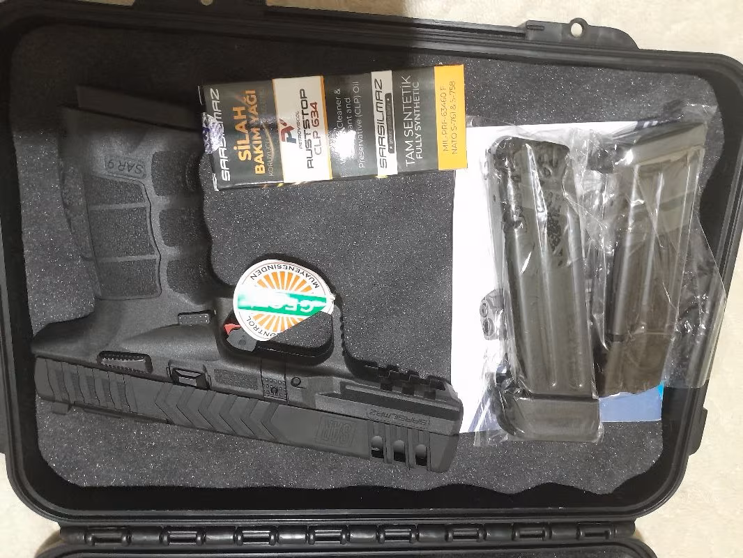 Sarsılmaz  gen 3 tabanca  sıfır kutusunda